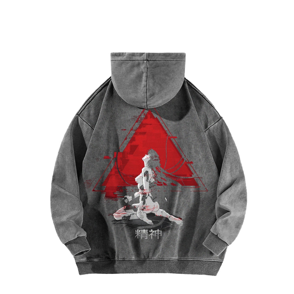 Ghost in the Shell Casual Washed Hoodie 2508002119