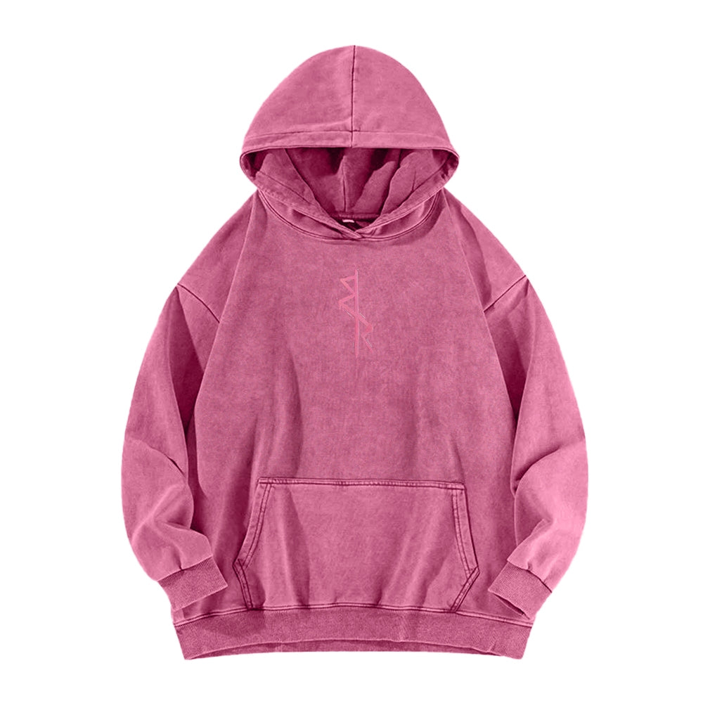 Cyberpunk Casual Washed Hoodie 2508010866