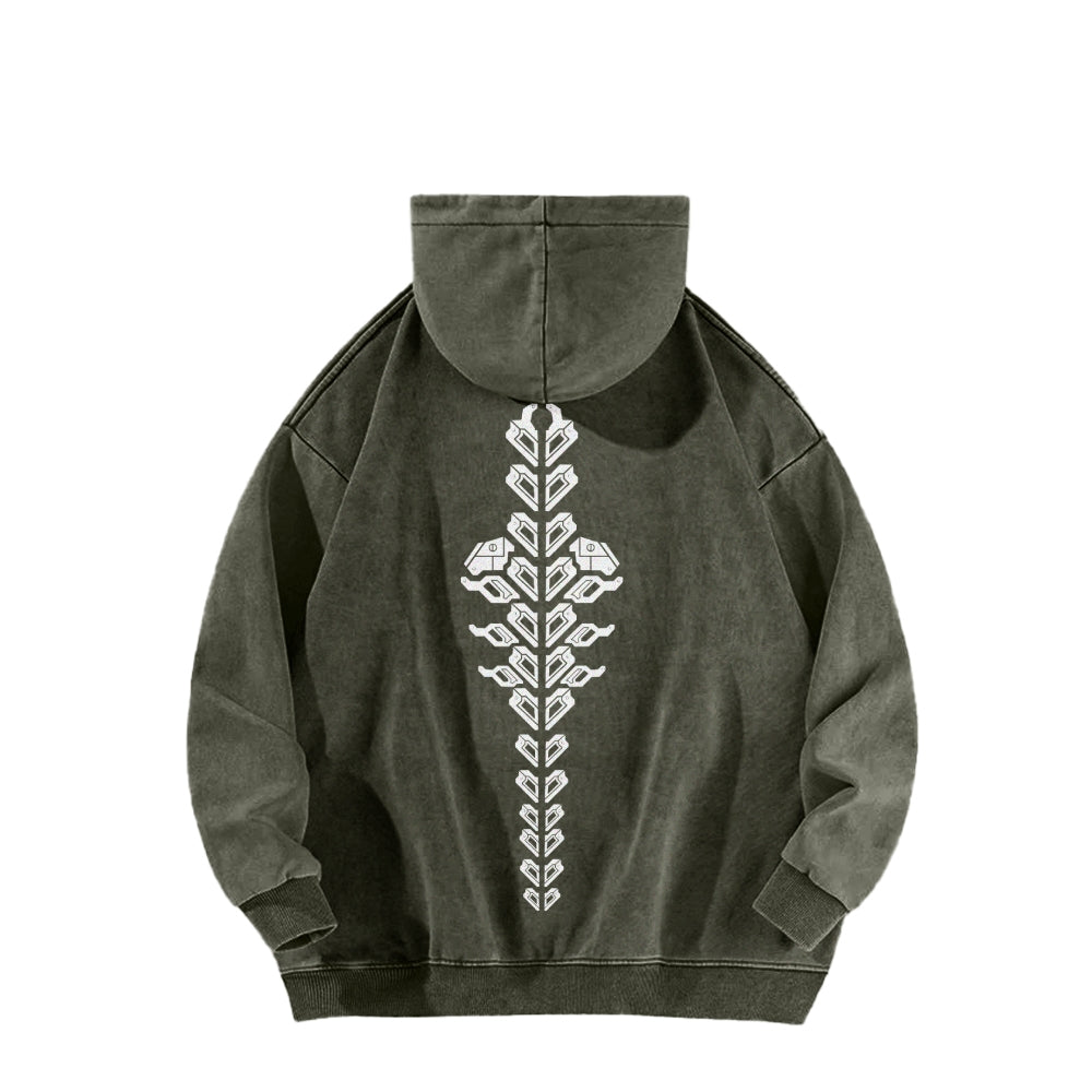 Cyberpunk: Edgerunners Casual Washed Hoodie 2508014758