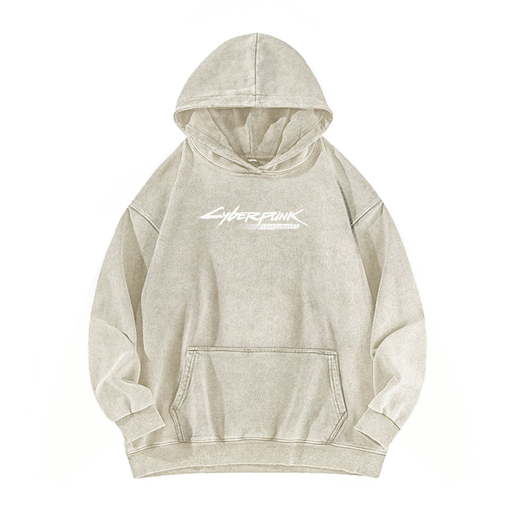 Cyberpunk: Edgerunners Casual Washed Hoodie 2508014758