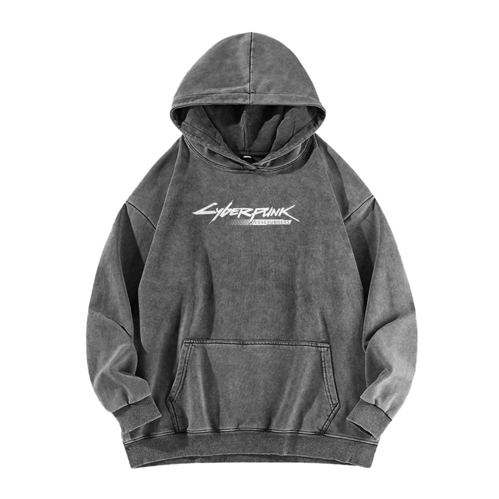 Cyberpunk: Edgerunners Casual Washed Hoodie 2508014758
