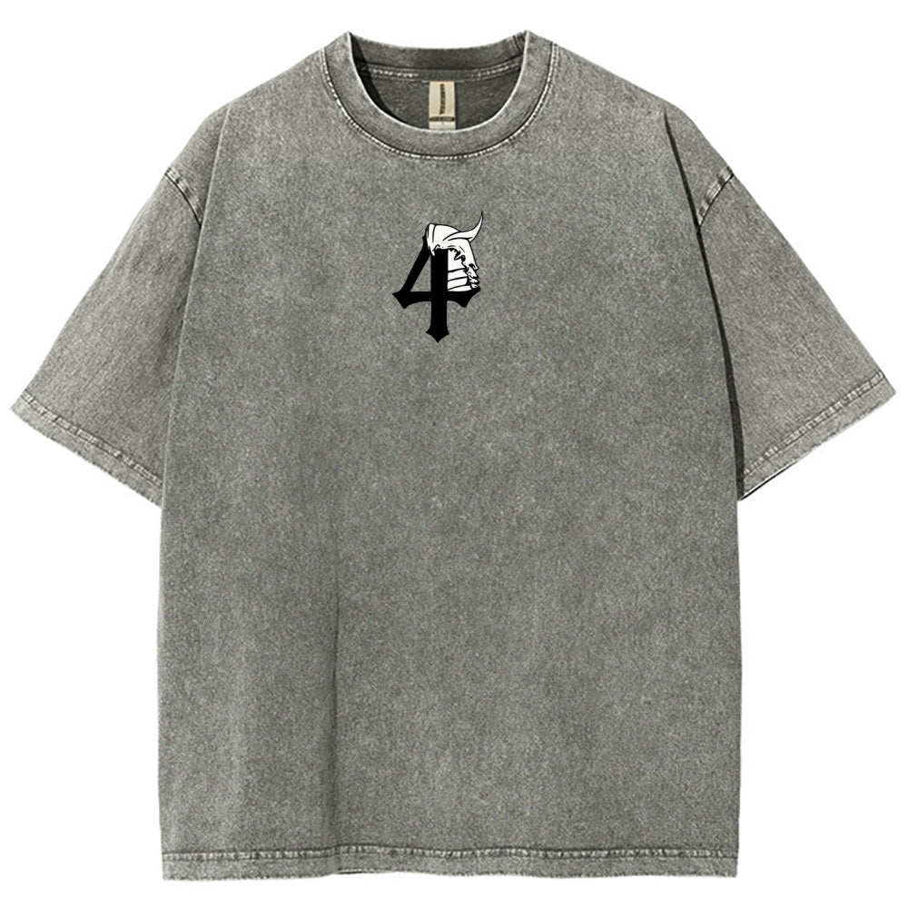Bleach Unisex Fit Washed T-Shirt 2508018880