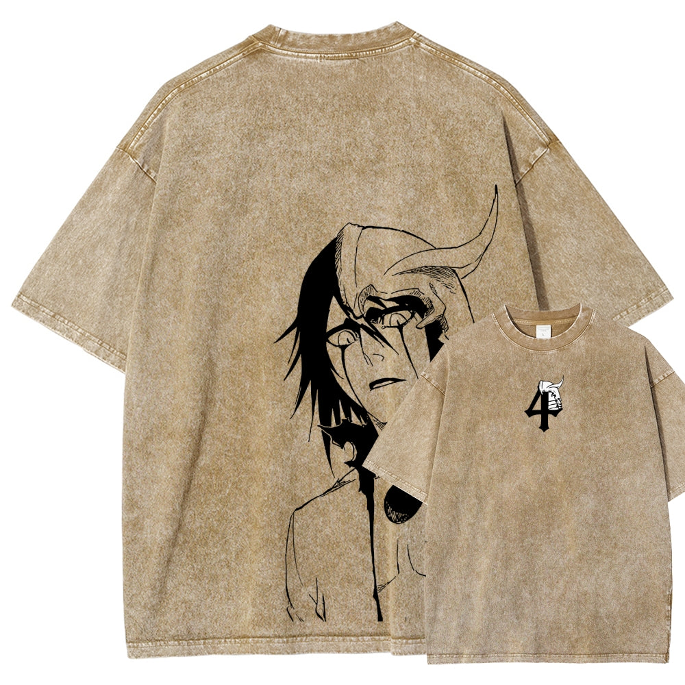 Bleach Unisex Fit Washed T-Shirt 2508018880