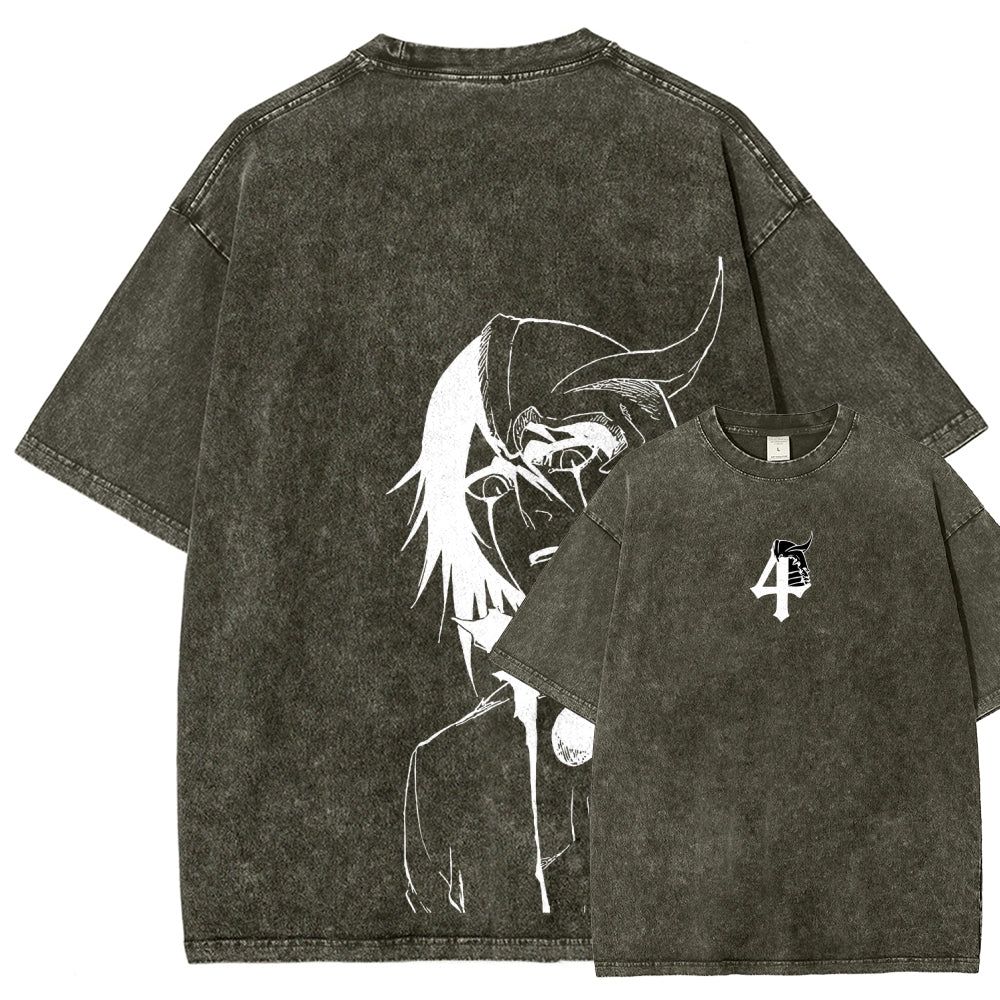 Bleach Unisex Fit Washed T-Shirt 2508018880
