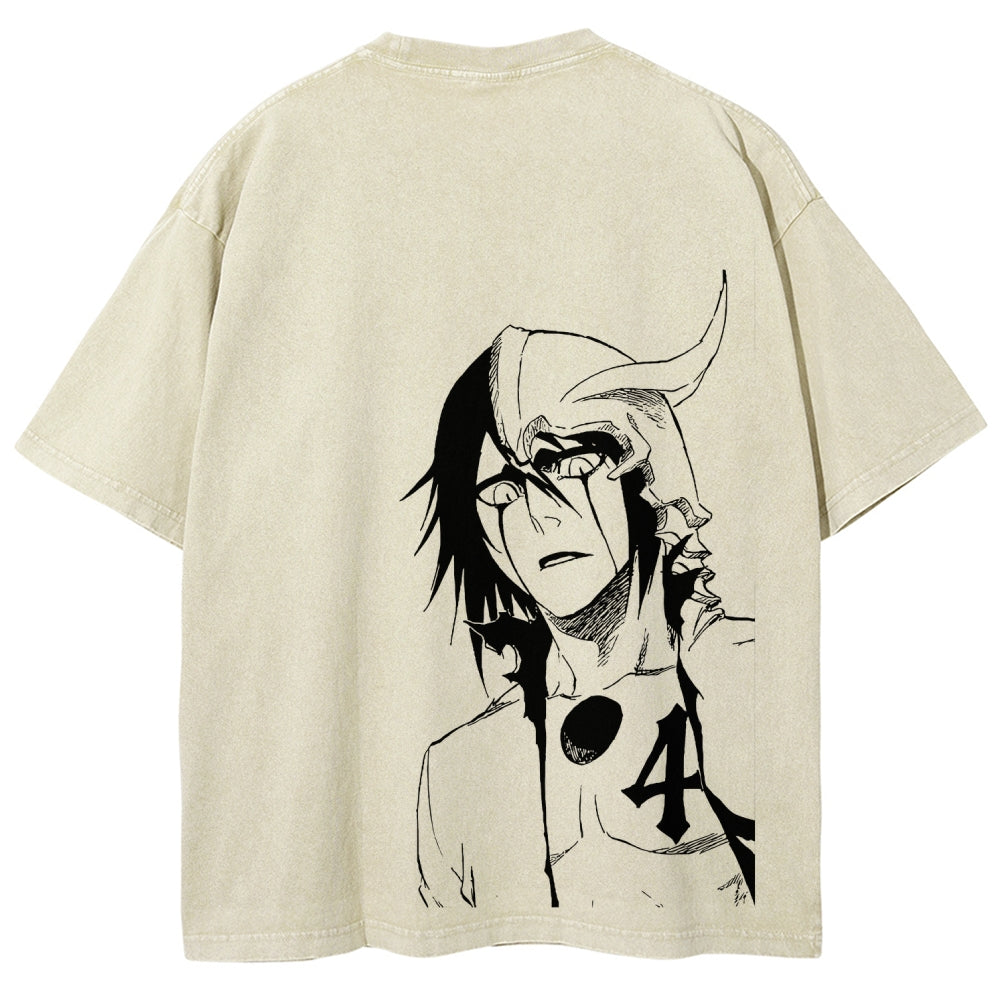 Bleach Unisex Fit Washed T-Shirt 2508018880