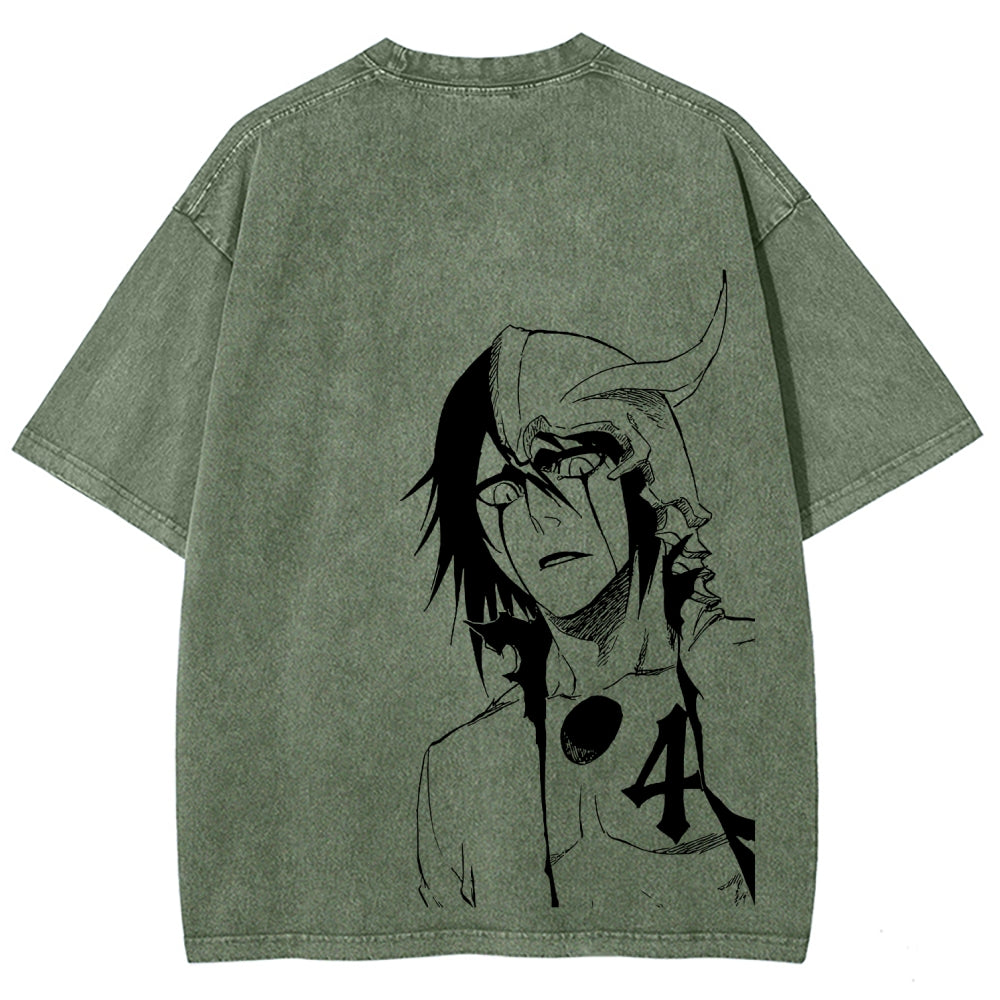 Bleach Unisex Fit Washed T-Shirt 2508018880