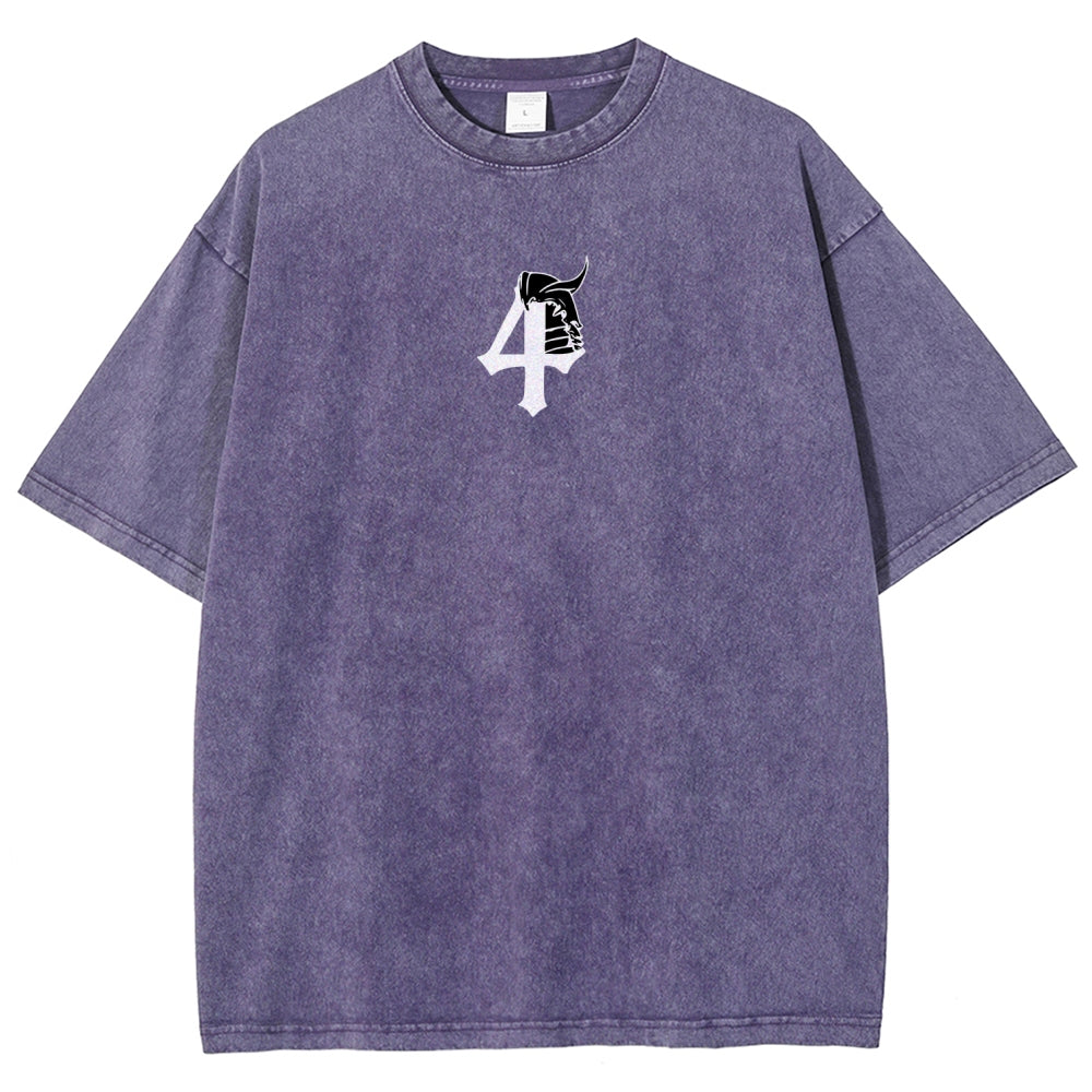 Bleach Unisex Fit Washed T-Shirt 2508018880