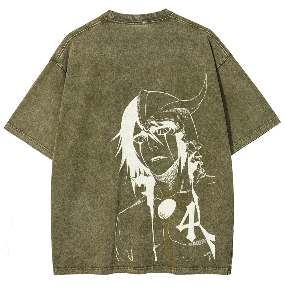 Bleach Unisex Fit Washed T-Shirt 2508018880