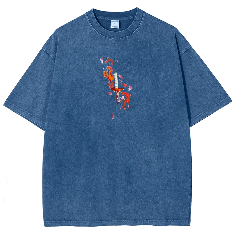 Demon Slayer Unisex Fit Washed T-Shirt 2508018941