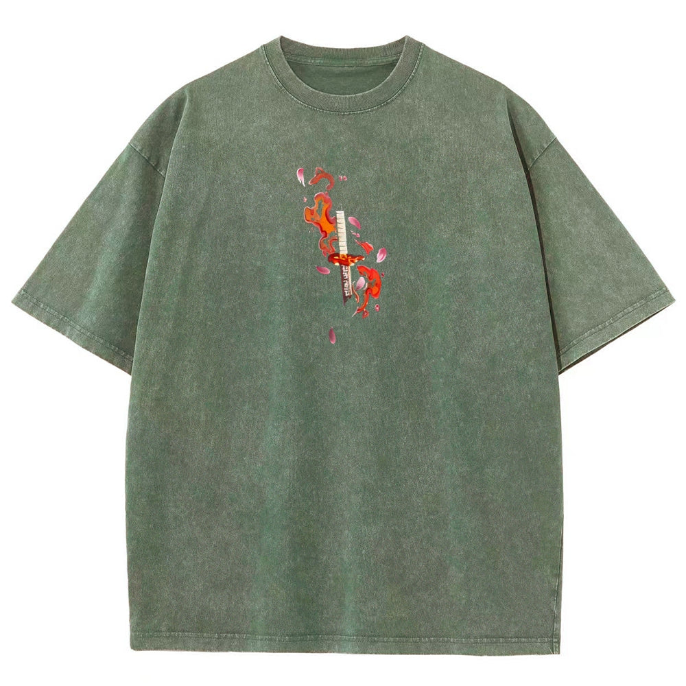 Demon Slayer Unisex Fit Washed T-Shirt 2508018941