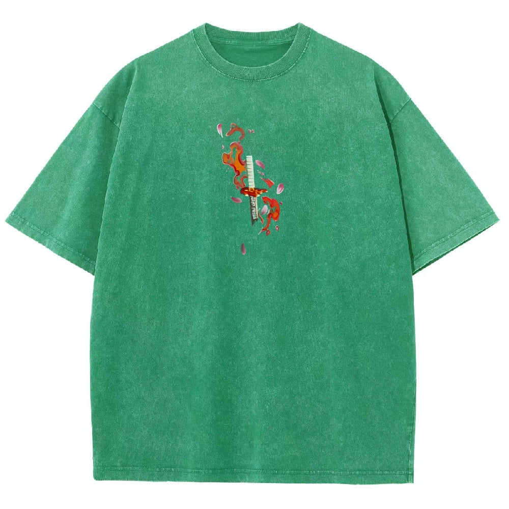 Demon Slayer Unisex Fit Washed T-Shirt 2508018941