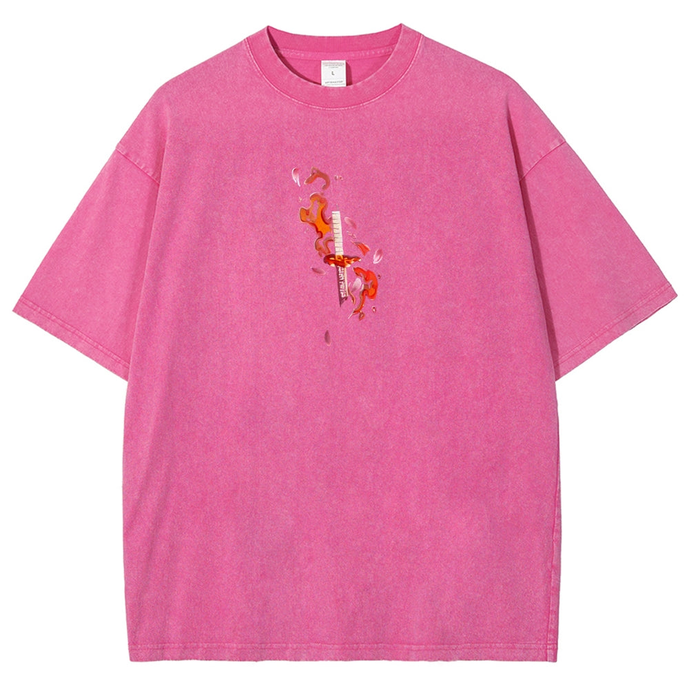 Demon Slayer Unisex Fit Washed T-Shirt 2508018941