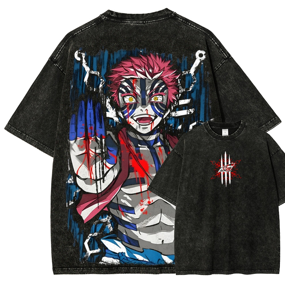 Demon Slayer Unisex Fit Washed T-Shirt 2508019191