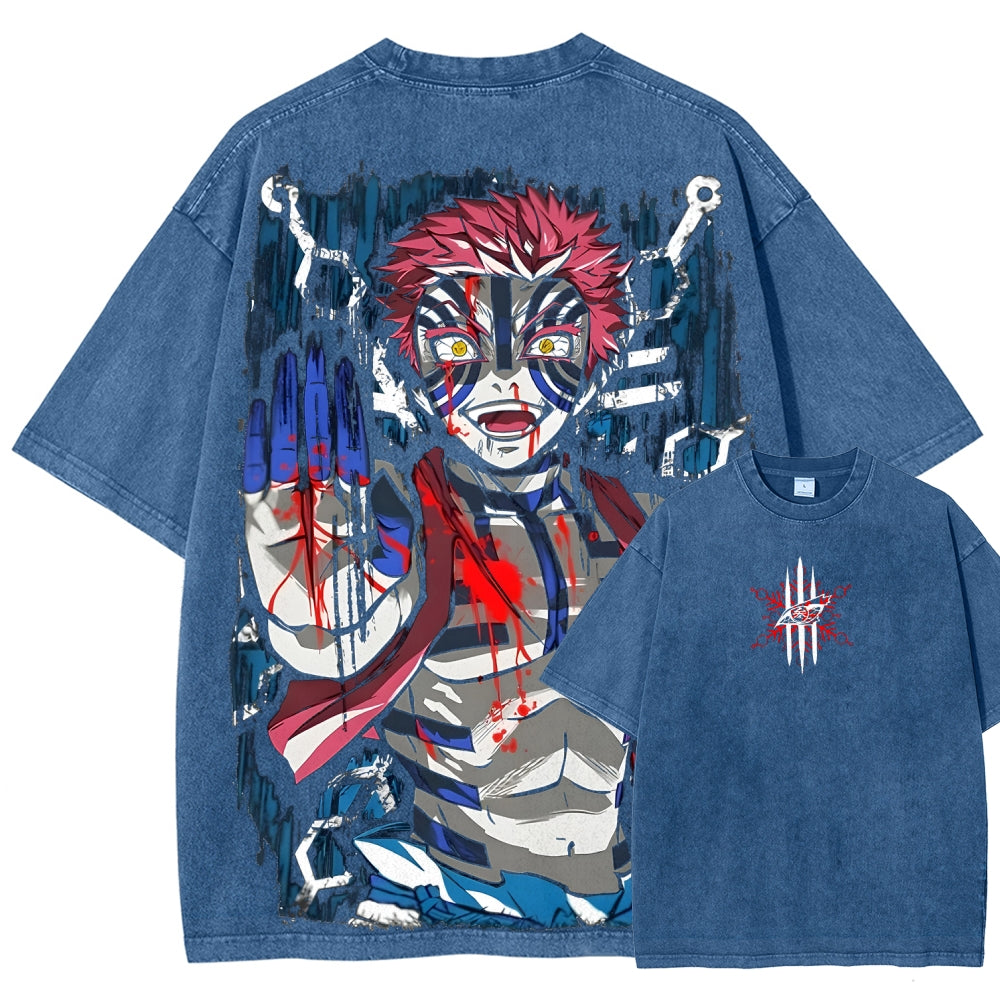 Demon Slayer Unisex Fit Washed T-Shirt 2508019191