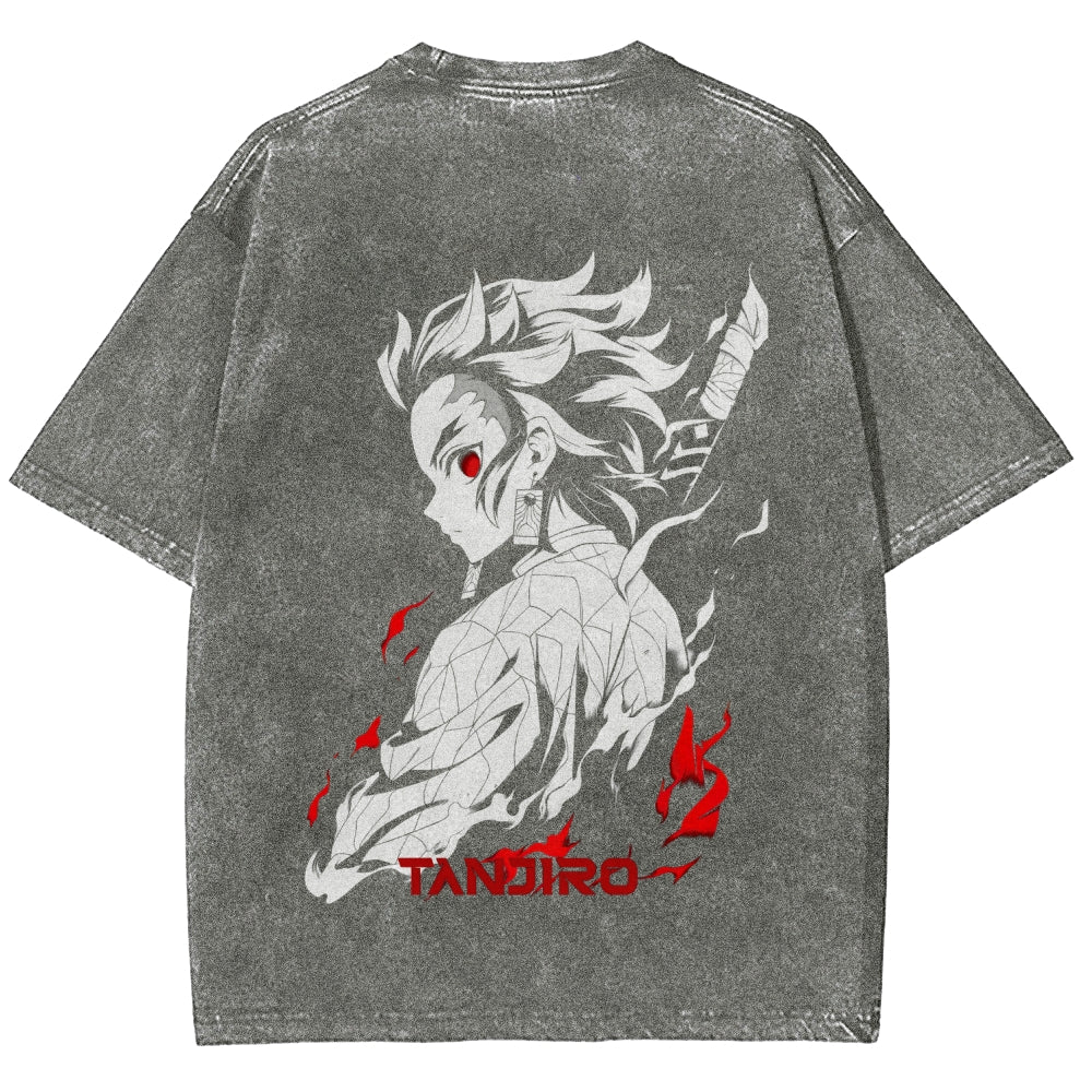 Demon Slayer Unisex Fit Washed T-Shirt 2509001406