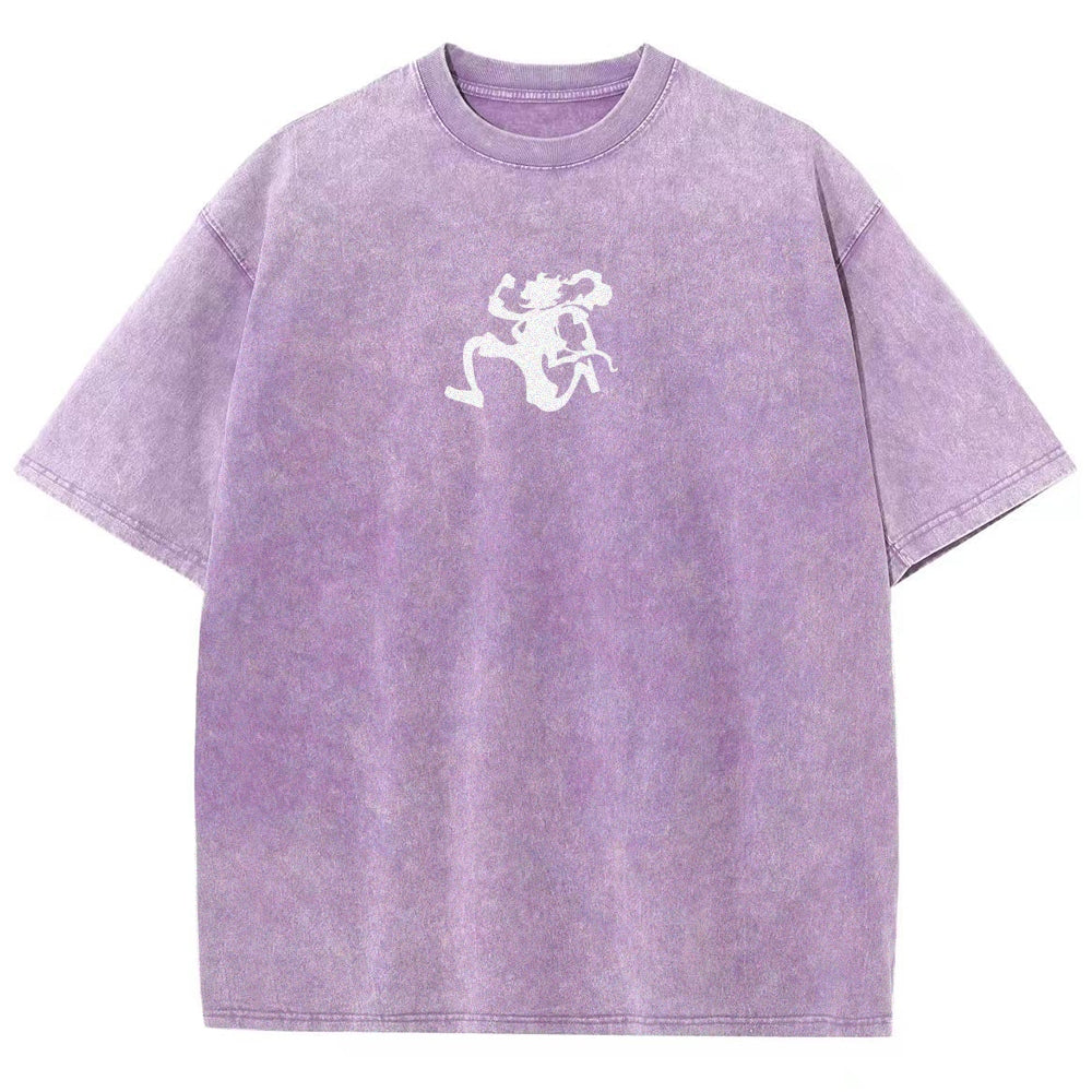 One Piece Luffy Unisex Fit Washed T-Shirt 2509003511