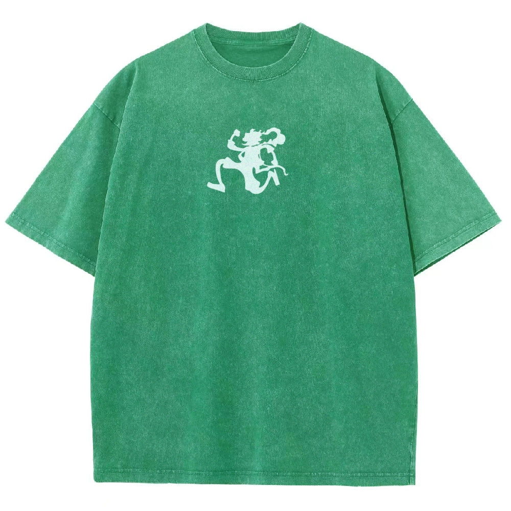 One Piece Luffy Unisex Fit Washed T-Shirt 2509003511