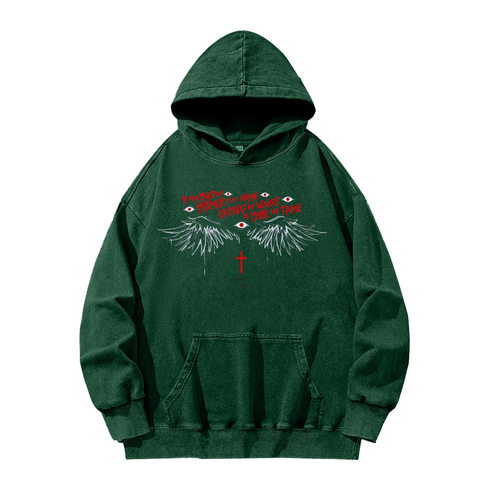 Hellsing Casual Washed Hoodie 2509006233