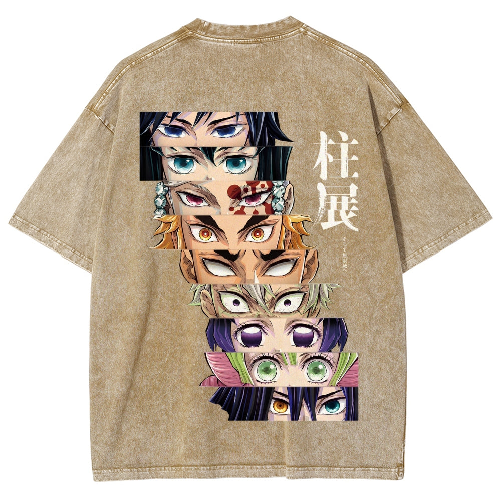 Demon Slayer Unisex Fit Washed T-Shirt 2509022796