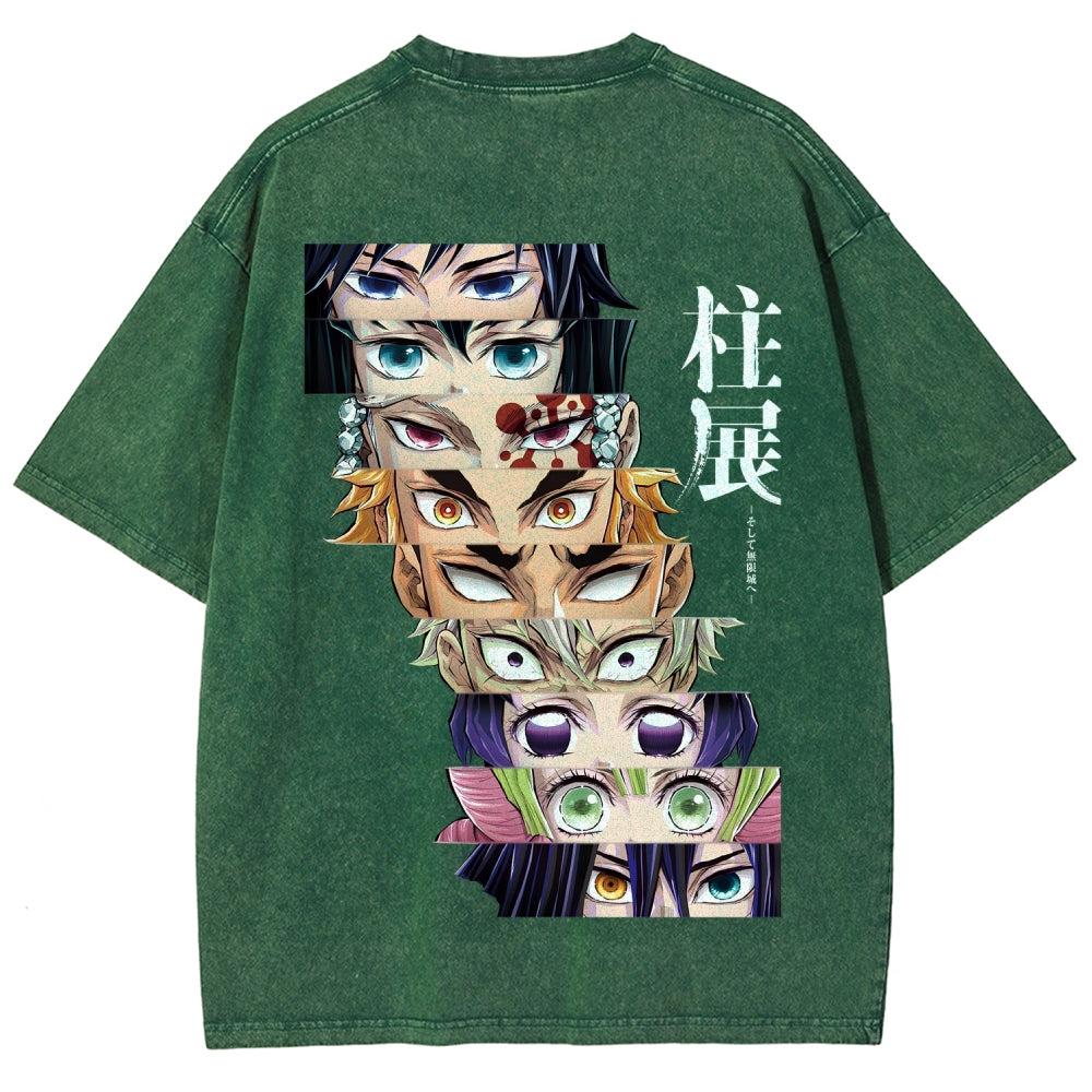 Demon Slayer Unisex Fit Washed T-Shirt 2509022796