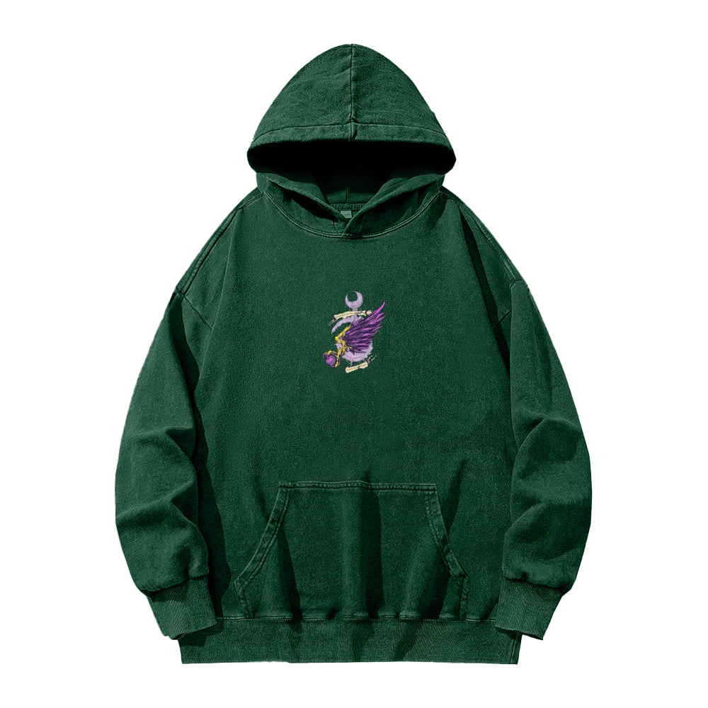 Casual Washed Hoodie 2509023204