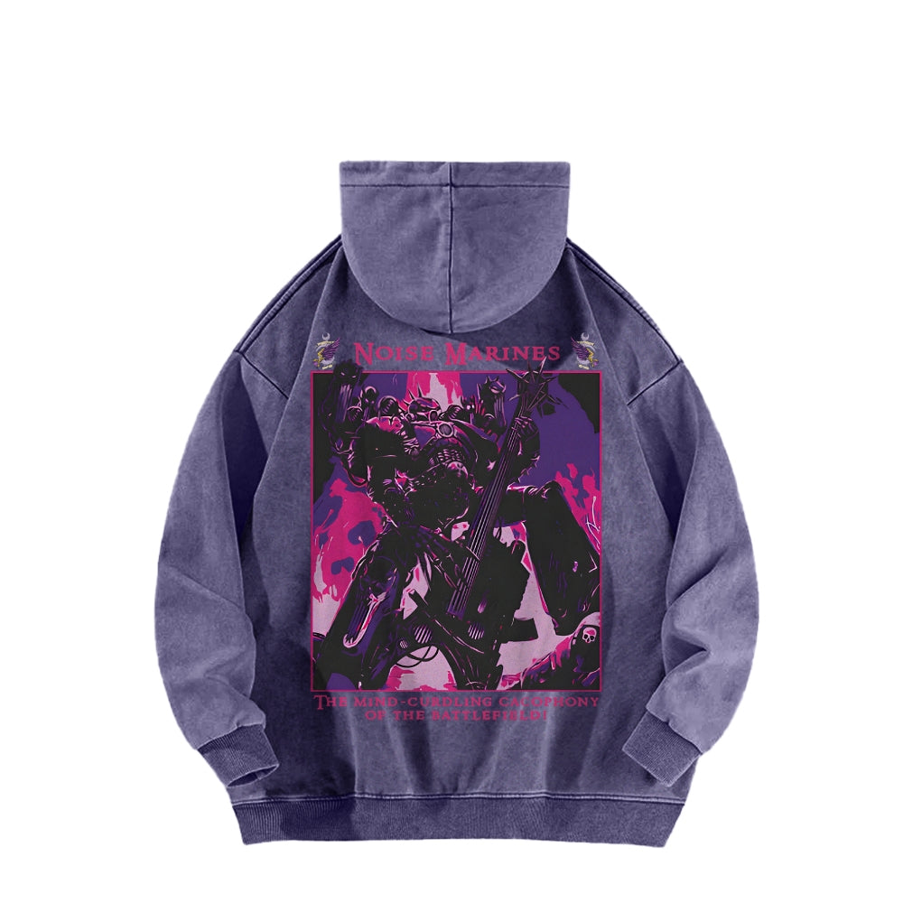 Casual Washed Hoodie 2509023204