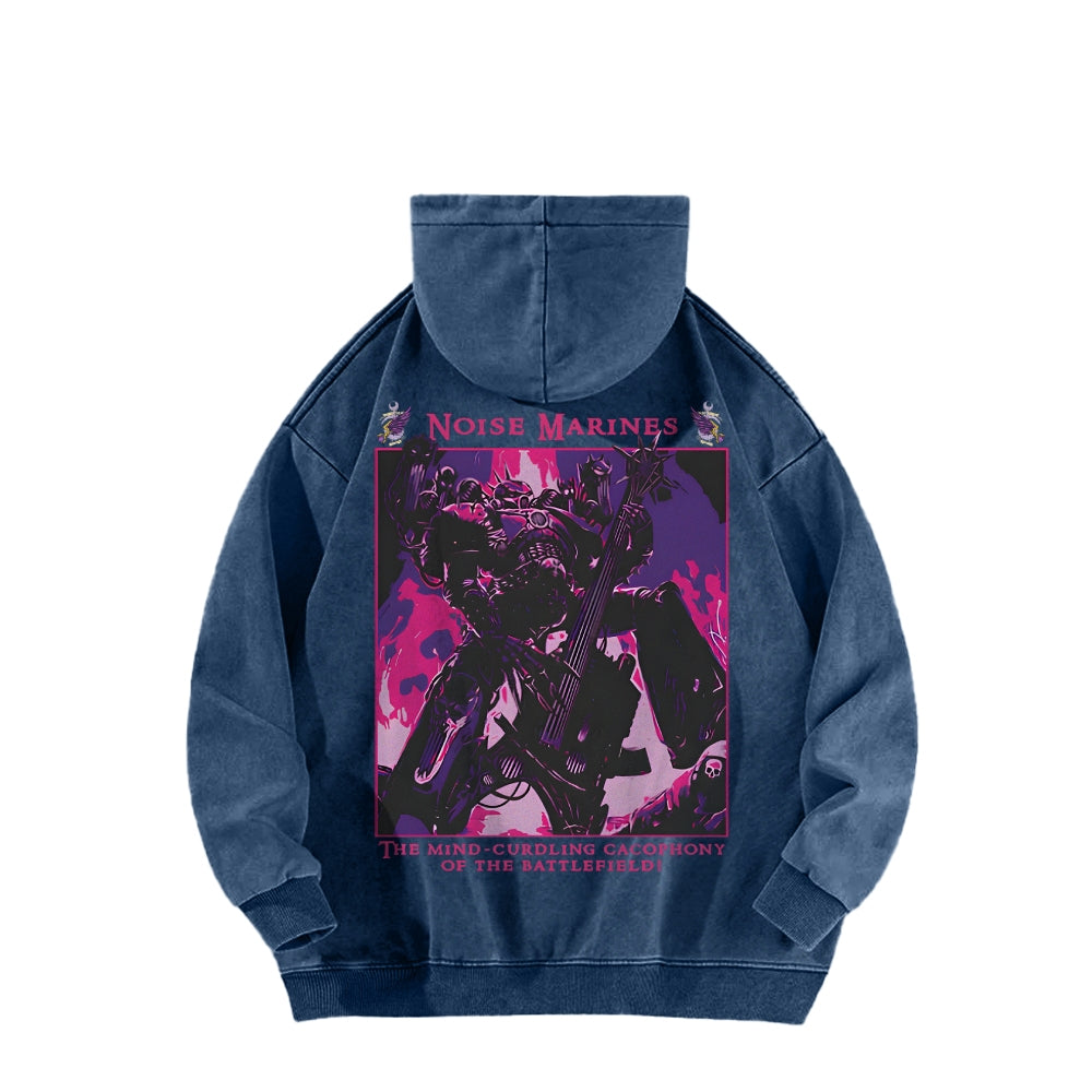 Casual Washed Hoodie 2509023204