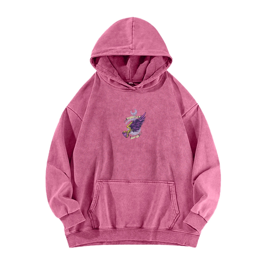 Casual Washed Hoodie 2509023204