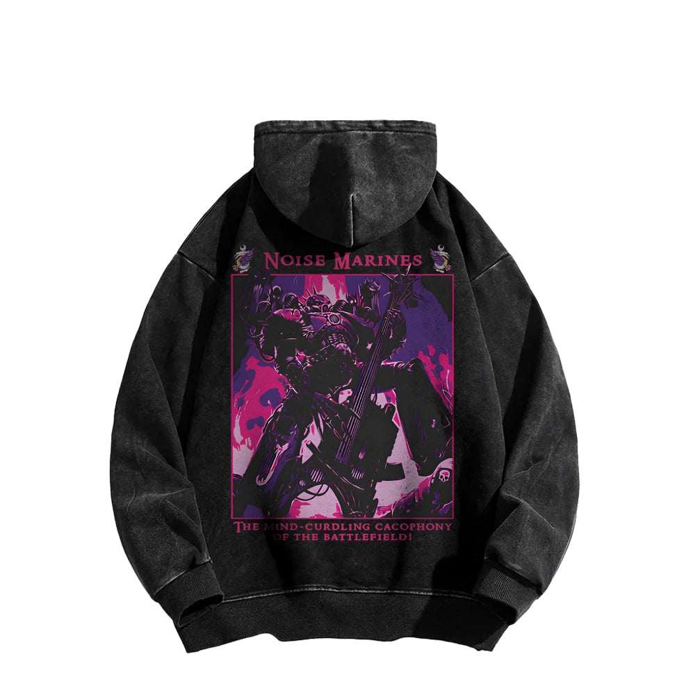 Casual Washed Hoodie 2509023204