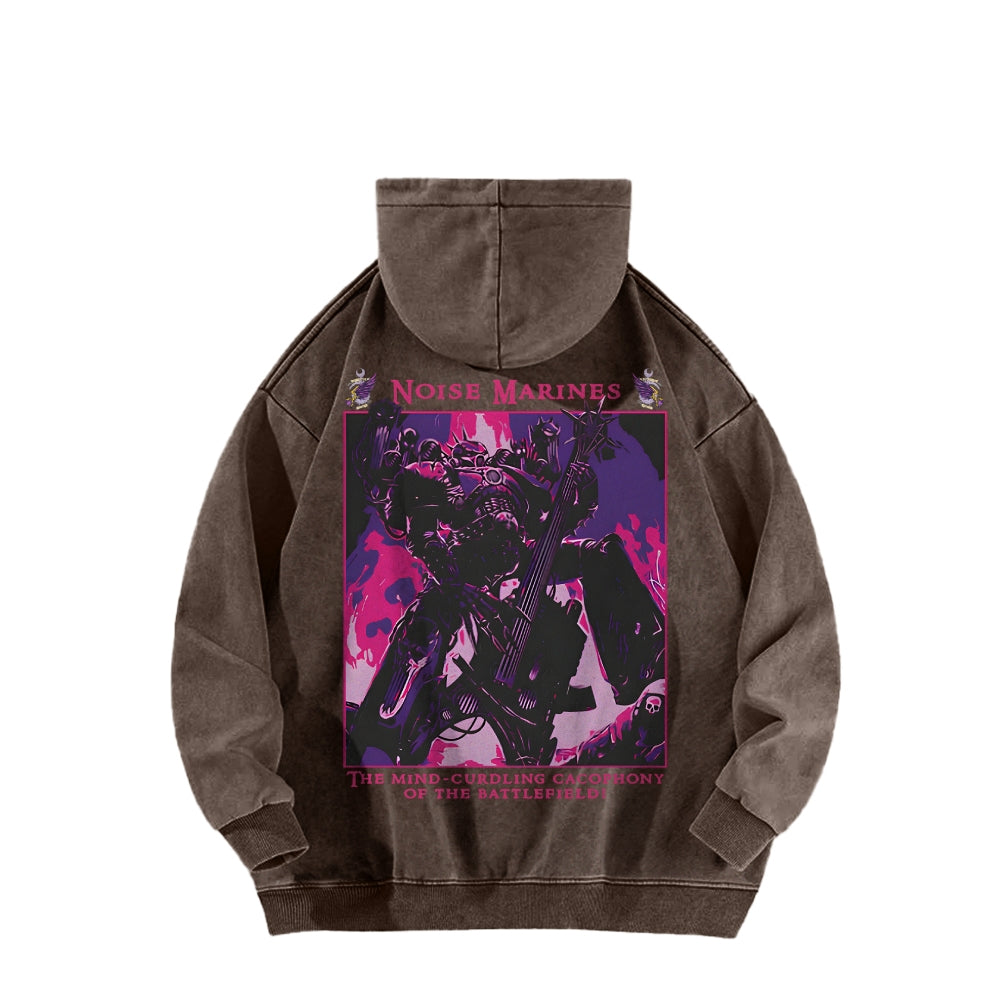 Casual Washed Hoodie 2509023204