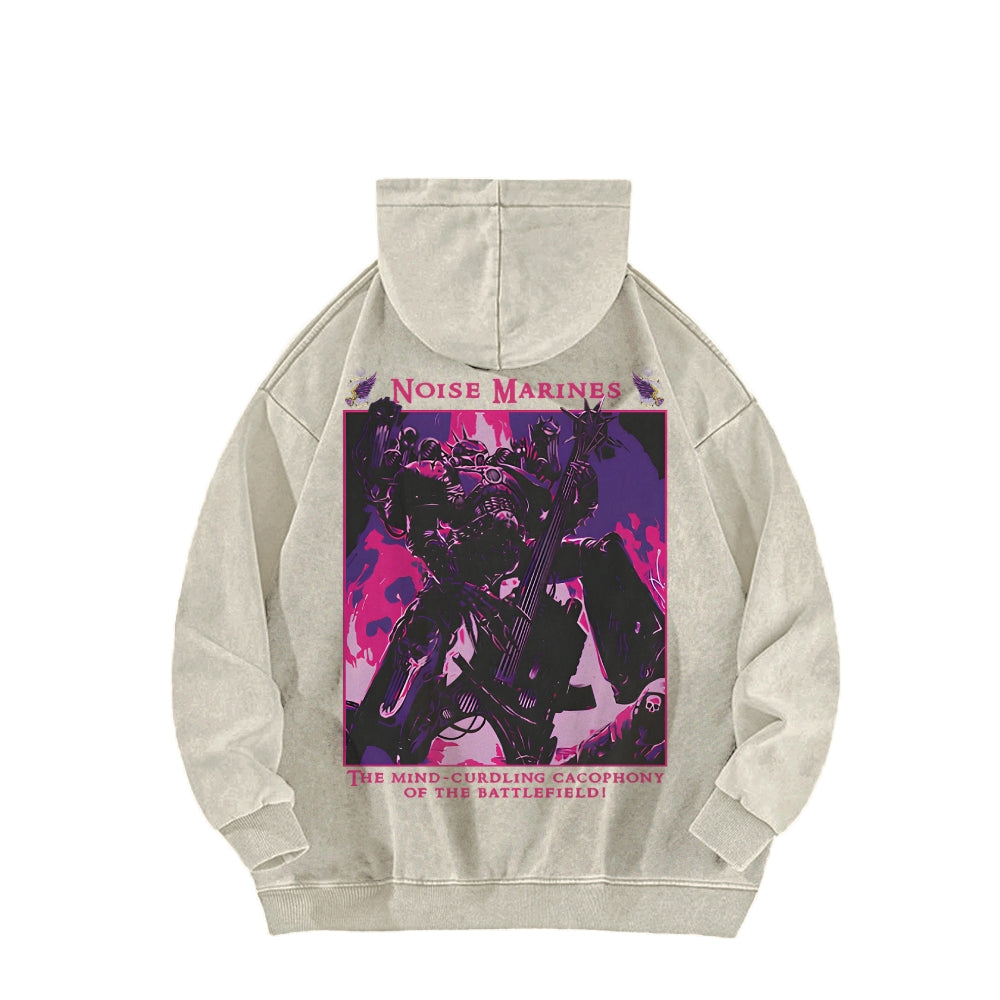 Casual Washed Hoodie 2509023204