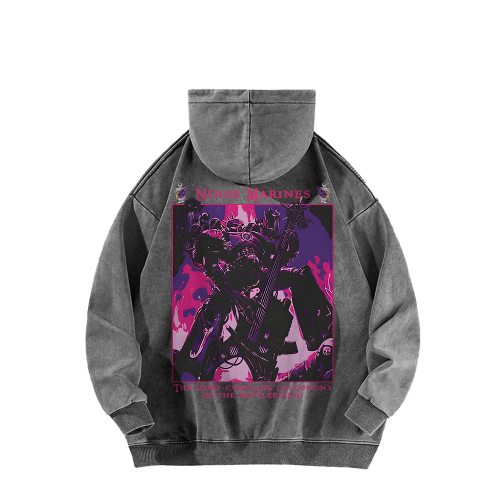 Casual Washed Hoodie 2509023204