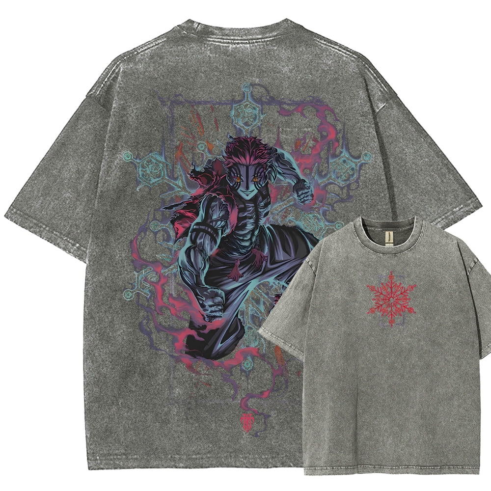 Demon Slayer Unisex Fit Washed T-Shirt 2510002511