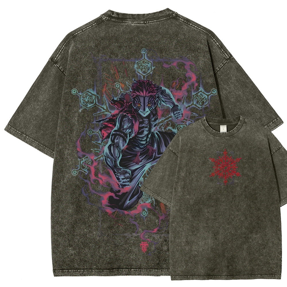 Demon Slayer Unisex Fit Washed T-Shirt 2510002511
