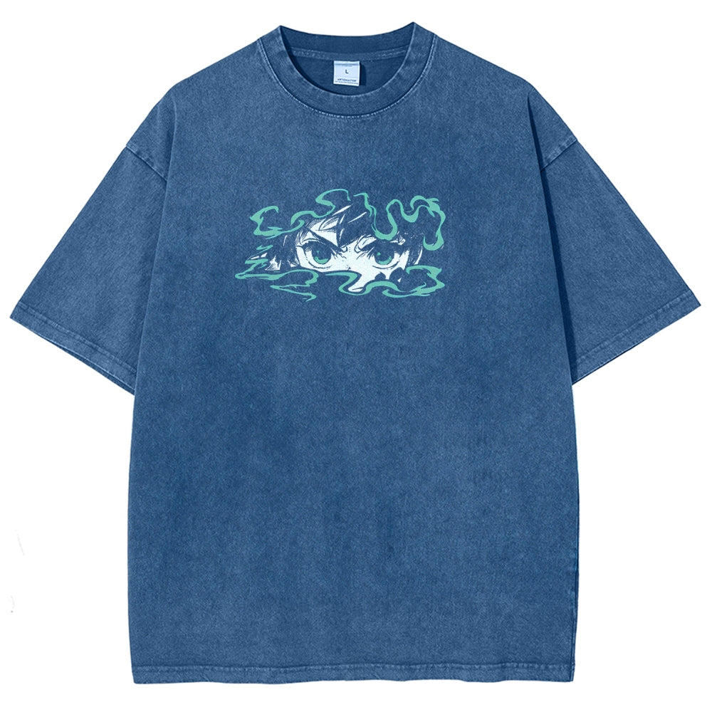 Demon Slayer Unisex Fit Washed T-Shirt 2510002532