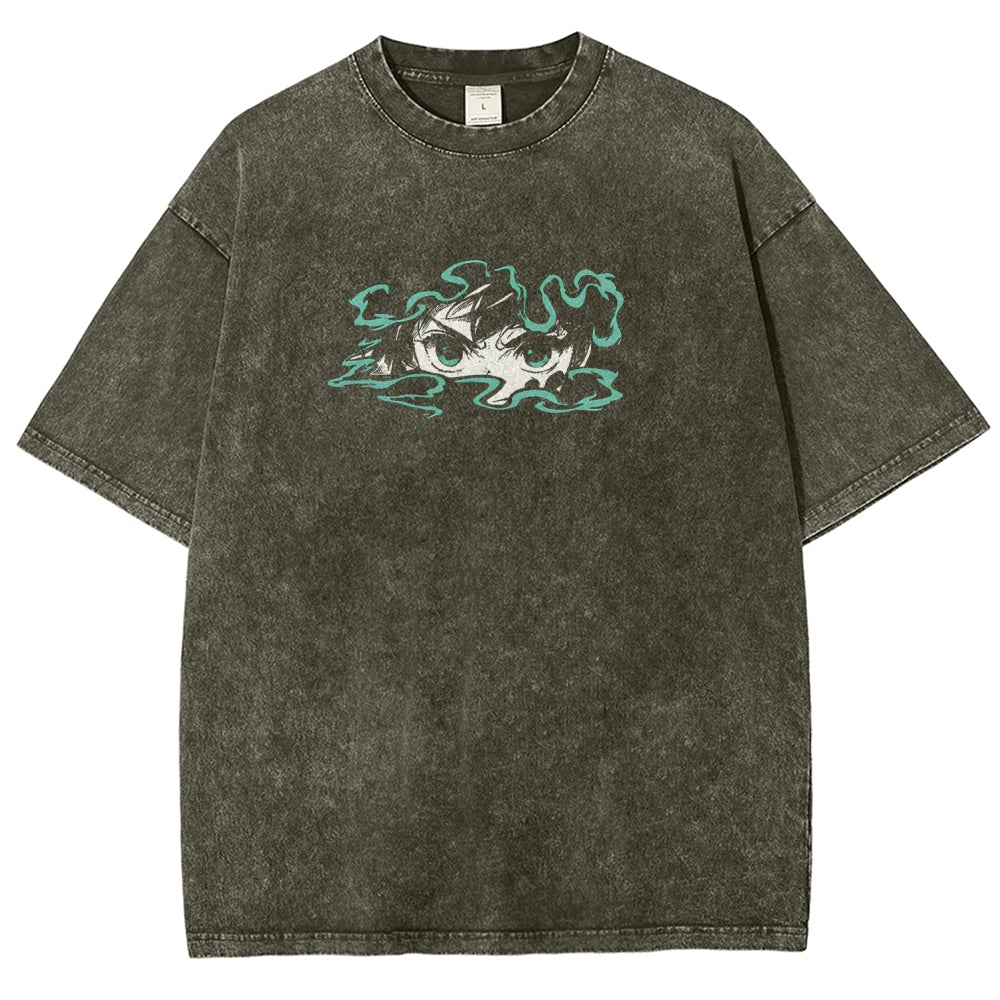 Demon Slayer Unisex Fit Washed T-Shirt 2510002532