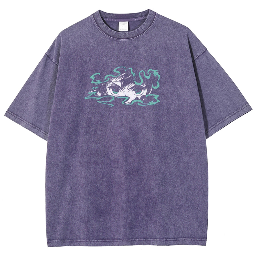 Demon Slayer Unisex Fit Washed T-Shirt 2510002532