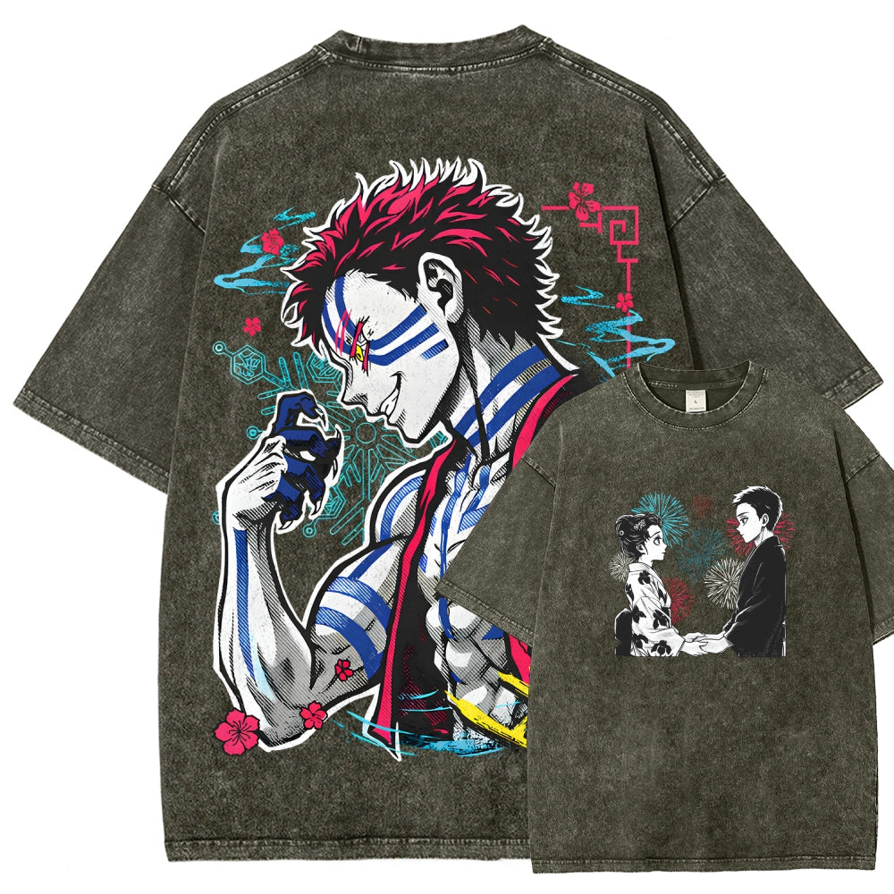 Demon Slayer Unisex Fit Washed T-Shirt 2510002535
