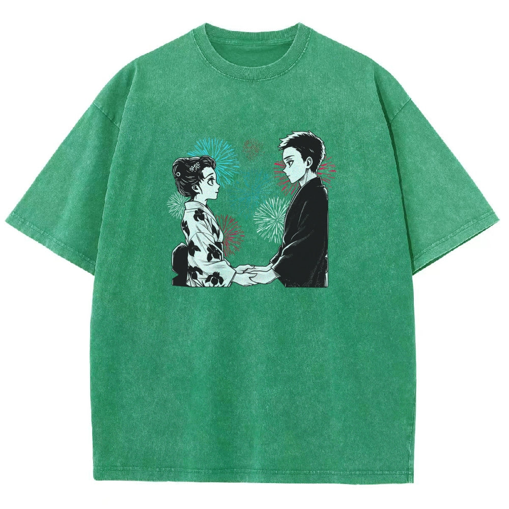 Demon Slayer Unisex Fit Washed T-Shirt 2510002535