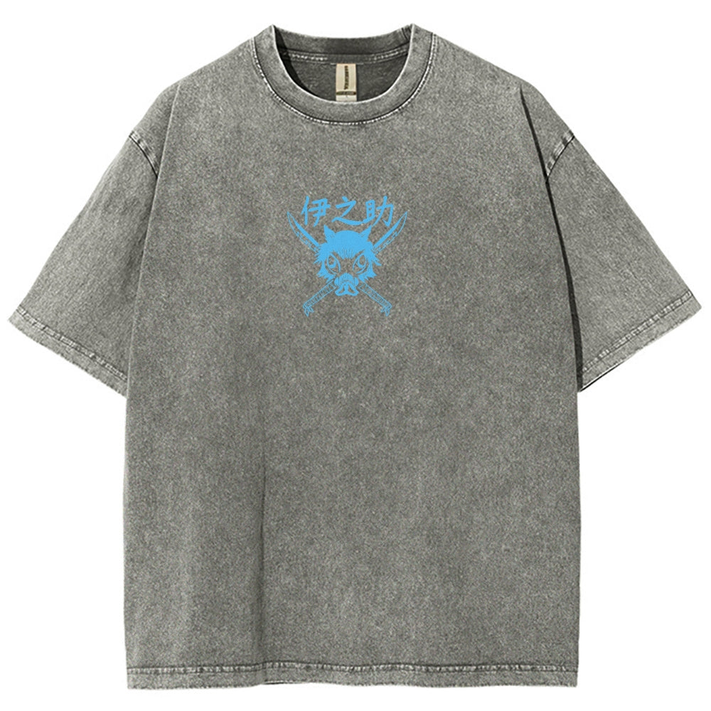 Demon Slayer Unisex Fit Washed T-Shirt 2510002542