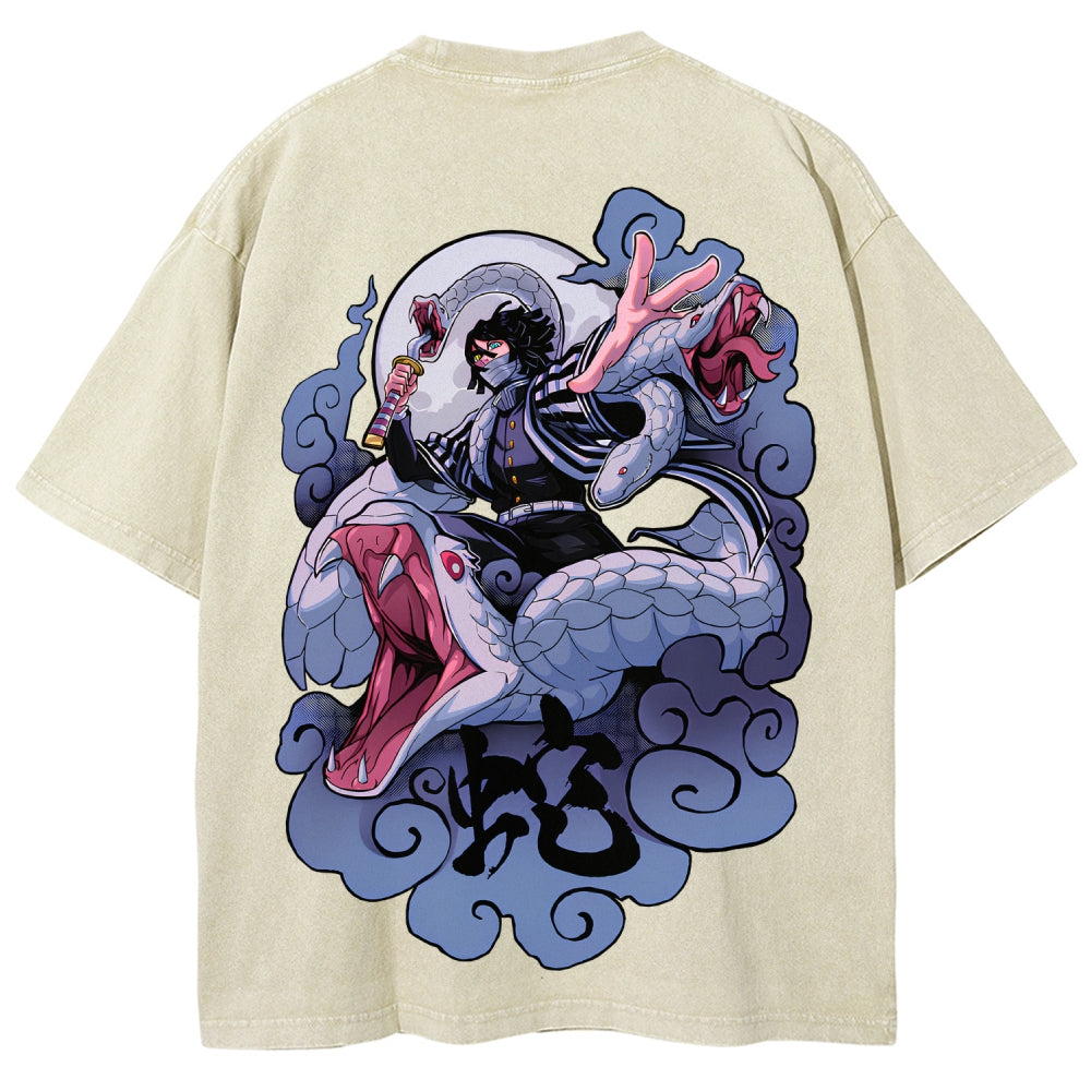 Demon Slayer Unisex Fit Washed T-Shirt 2510002547