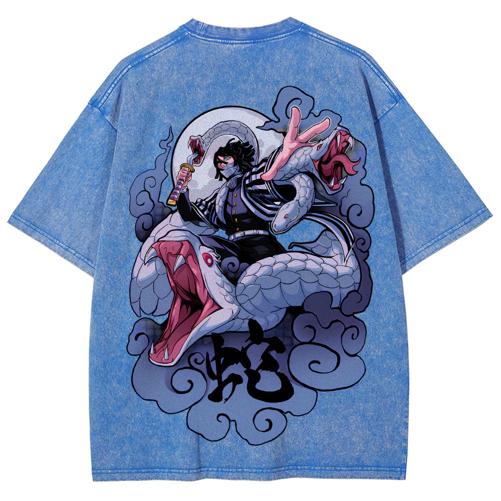 Demon Slayer Unisex Fit Washed T-Shirt 2510002547