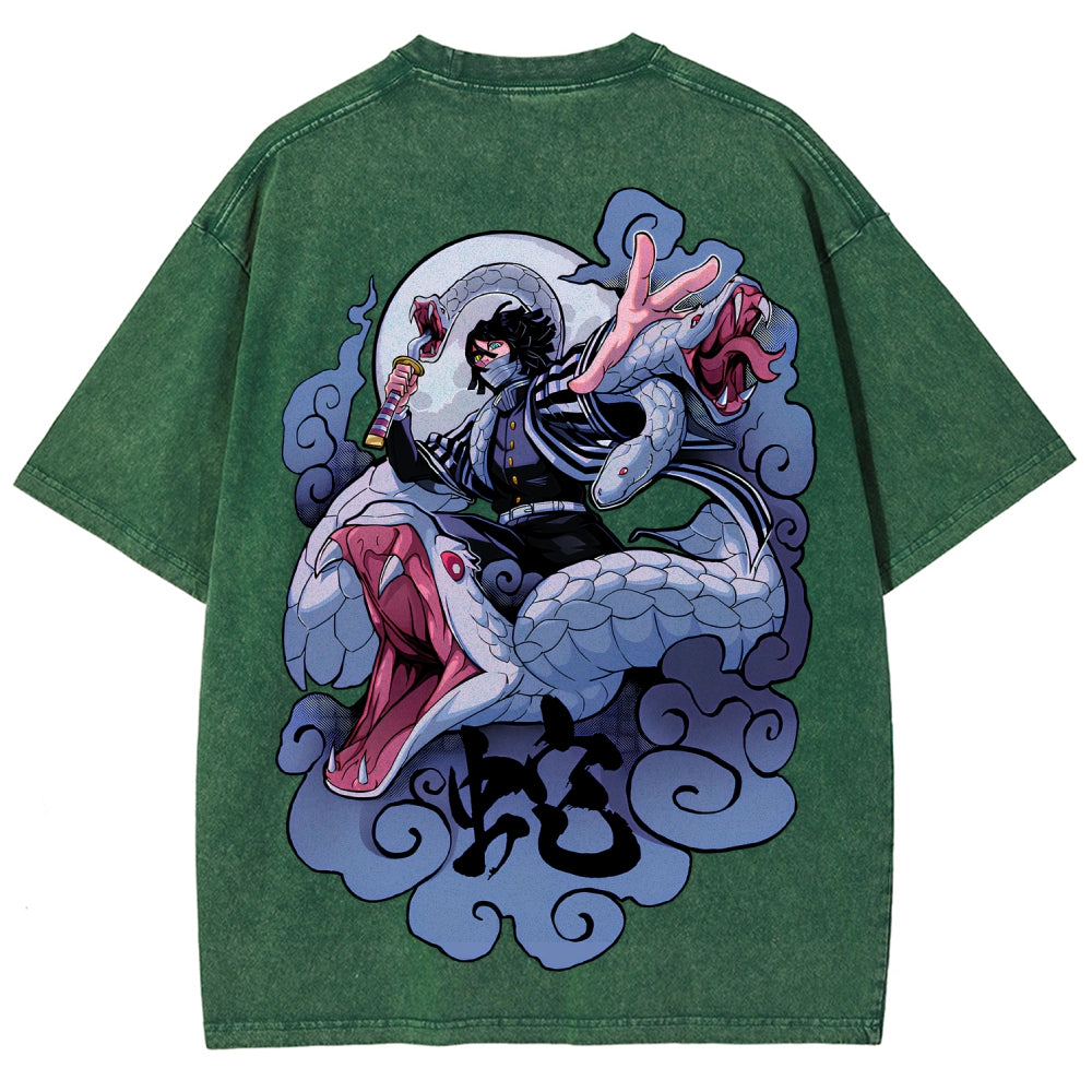 Demon Slayer Unisex Fit Washed T-Shirt 2510002547