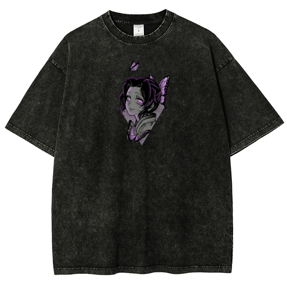 Demon Slayer Unisex Fit Washed T-Shirt 2510002551