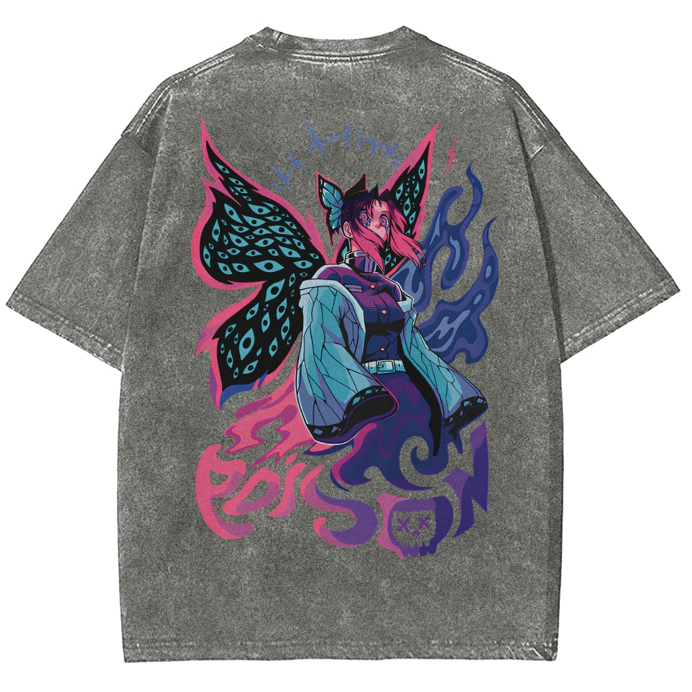 Demon Slayer Unisex Fit Washed T-Shirt 2510002551