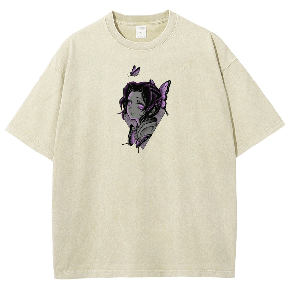 Demon Slayer Unisex Fit Washed T-Shirt 2510002551