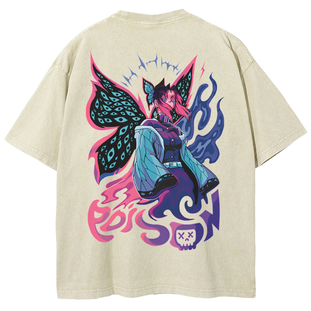 Demon Slayer Unisex Fit Washed T-Shirt 2510002551
