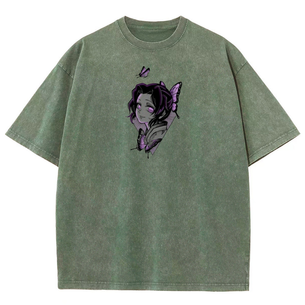 Demon Slayer Unisex Fit Washed T-Shirt 2510002551