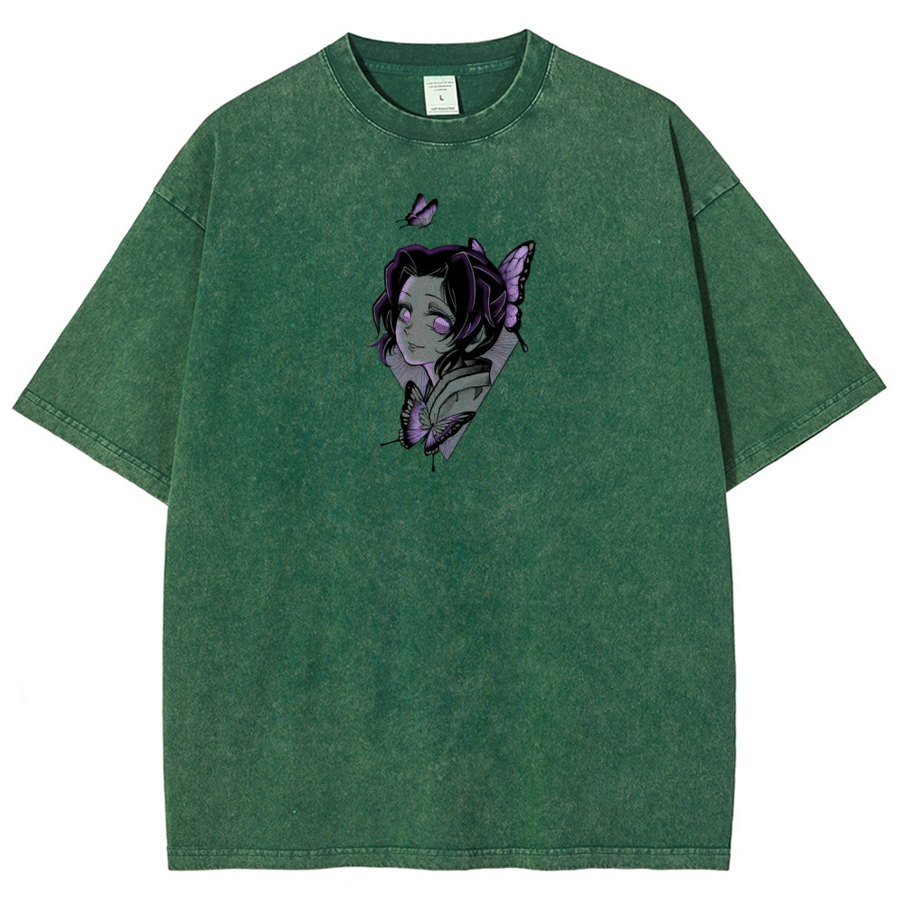 Demon Slayer Unisex Fit Washed T-Shirt 2510002551