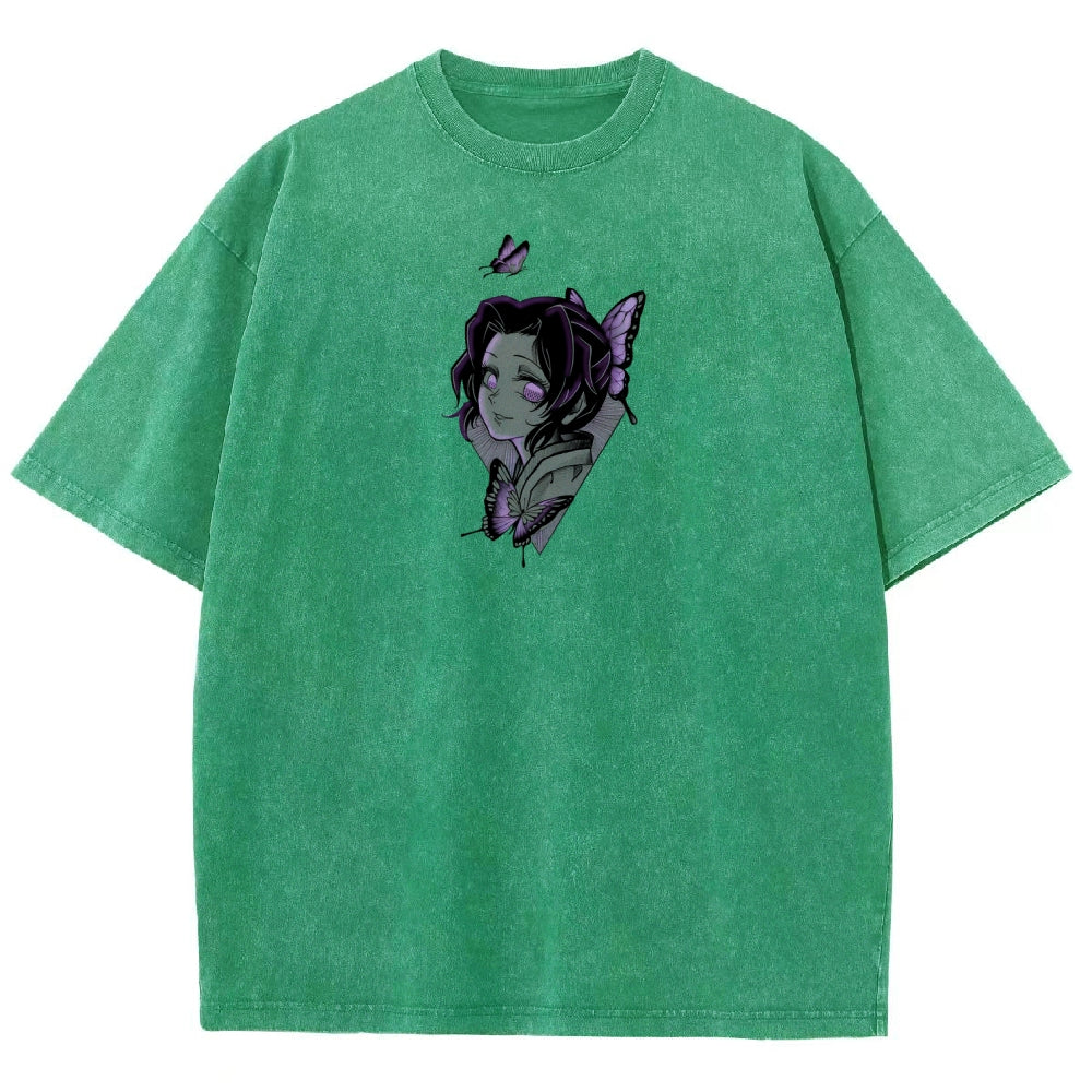 Demon Slayer Unisex Fit Washed T-Shirt 2510002551